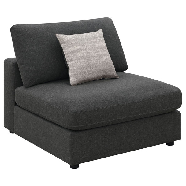 Duncan- Armless Chair With Removable Cushions