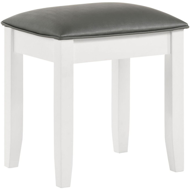 Vanity Stool With Padded Seat
