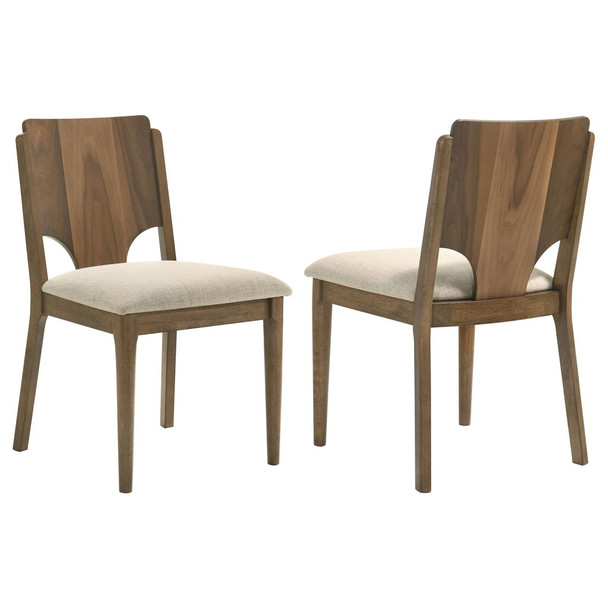 Graham - Upholstered Dining Side Chair (Set of 2) - Walnut