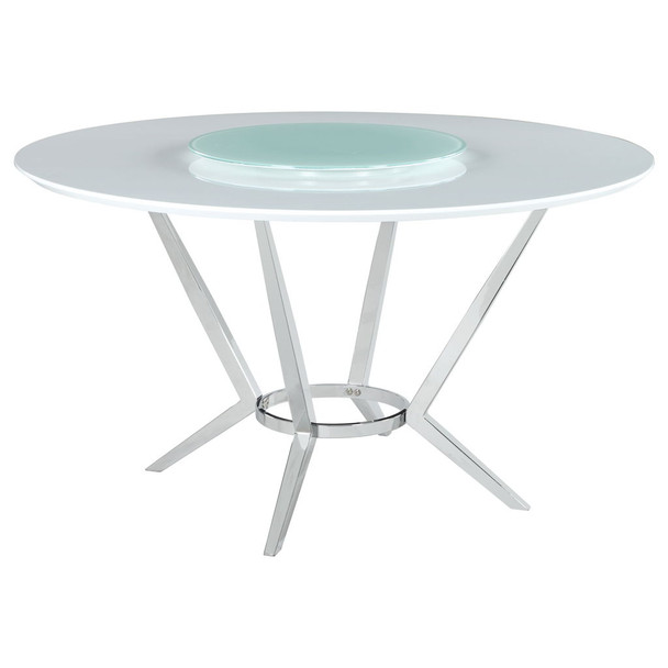 Anchor - Round Dining Table - Gloss White