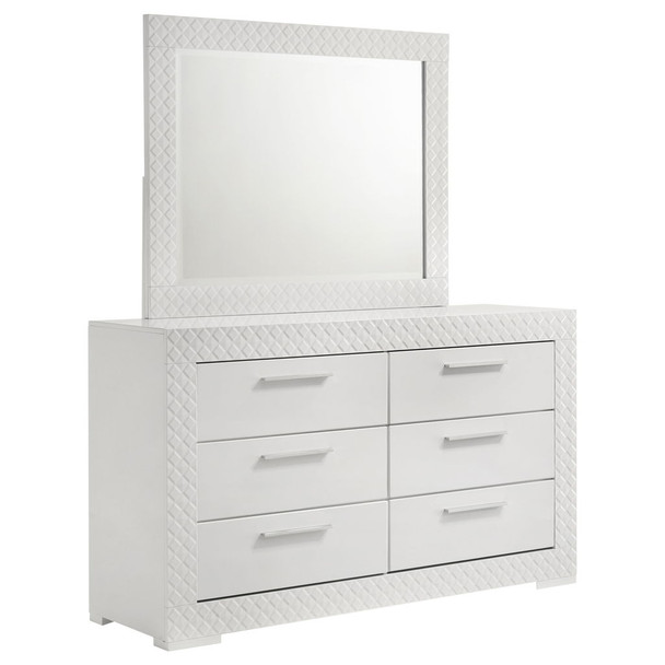 Pierce - 6 Drawer Dresser And Mirror