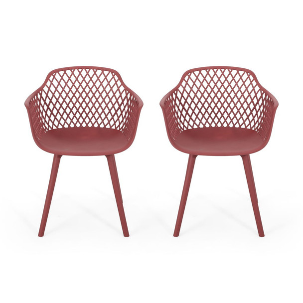 Poppy - Chair (Set of 2) - Red