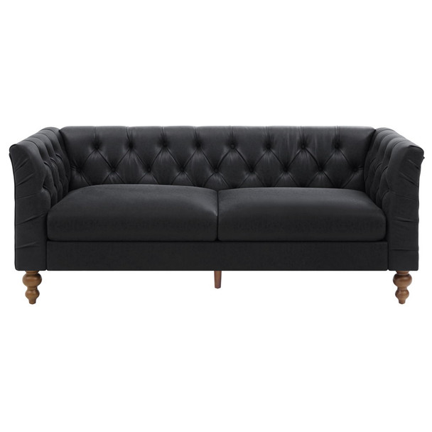 Chesterfield Sofa With Flared Arms For Living Room