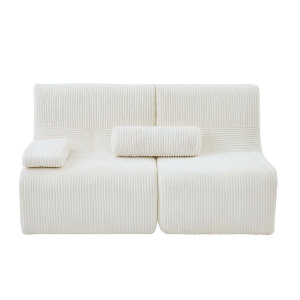 Modern Sectional Loveseat With Ergonomic Design