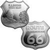 Route 66 Illinois Gemini Giant 1-Oz. Silver Shield Image 1
