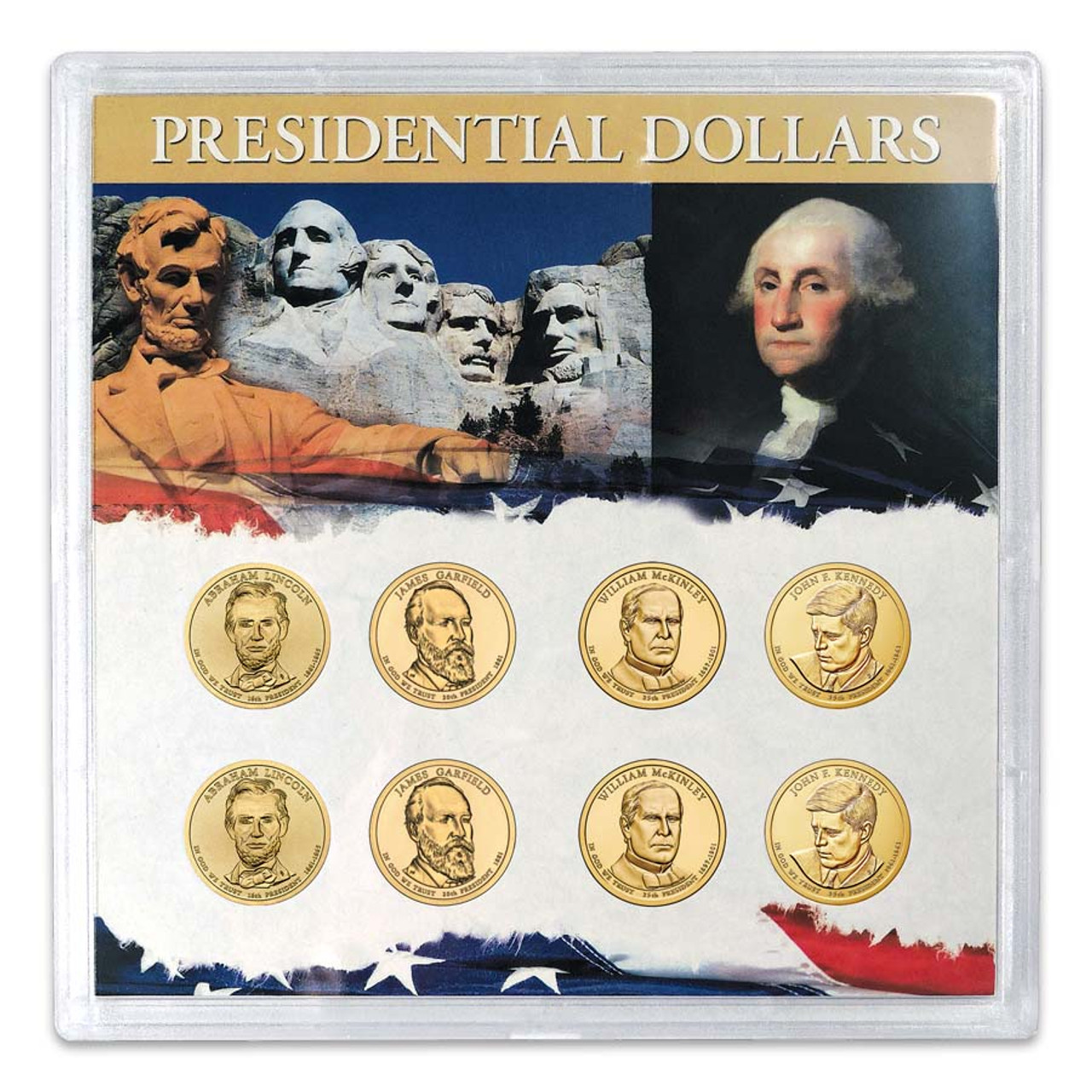 BUILD YOUR OWN ALBUM PRESIDENTIAL DOLLARS 2012 ALL 8 COINS 