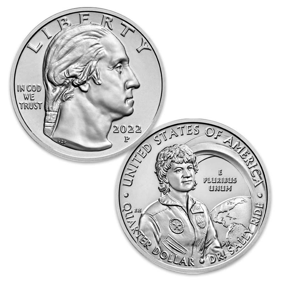2022-P Dr. Sally Ride Quarter Brilliant Uncirculated