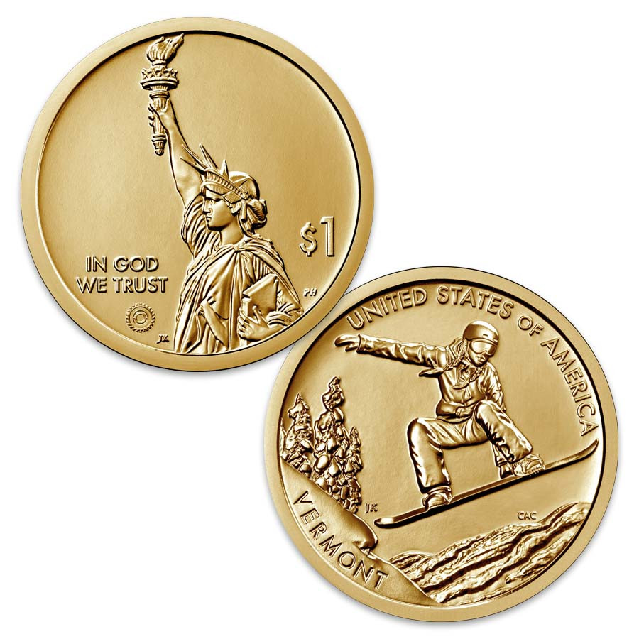 2022-D Vermont Innovation Dollar Brilliant Uncirculated