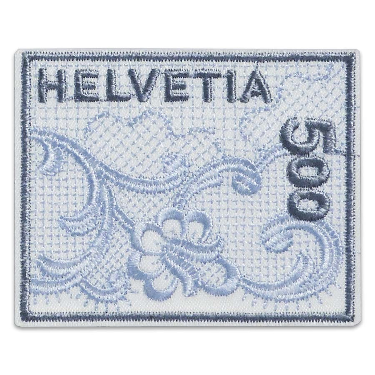 Switzerland 2000 Helvetia Embroidered 5 Franc Stamp