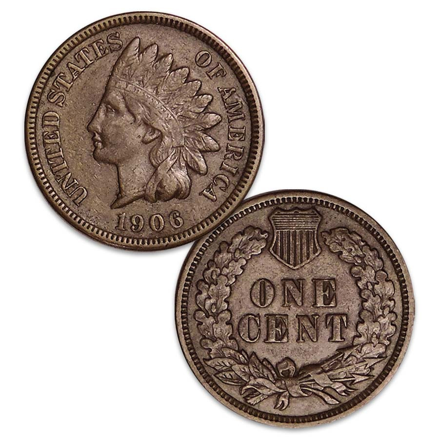 1859-1909 Indian Head Cent Extra Fine | International Coins & Currency