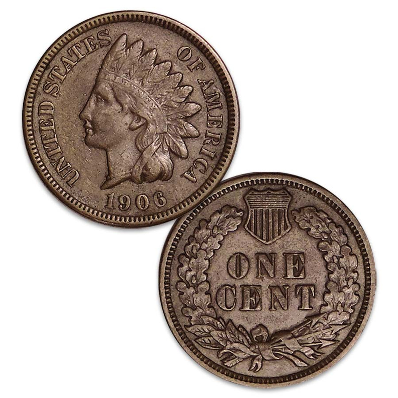 1859-1909 Indian Head Cent Extra Fine