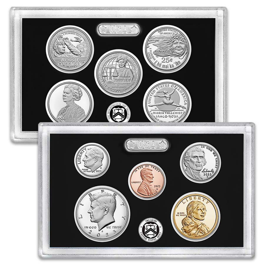 2023 Silver Proof Set 10 Coins | International Coins & Currency