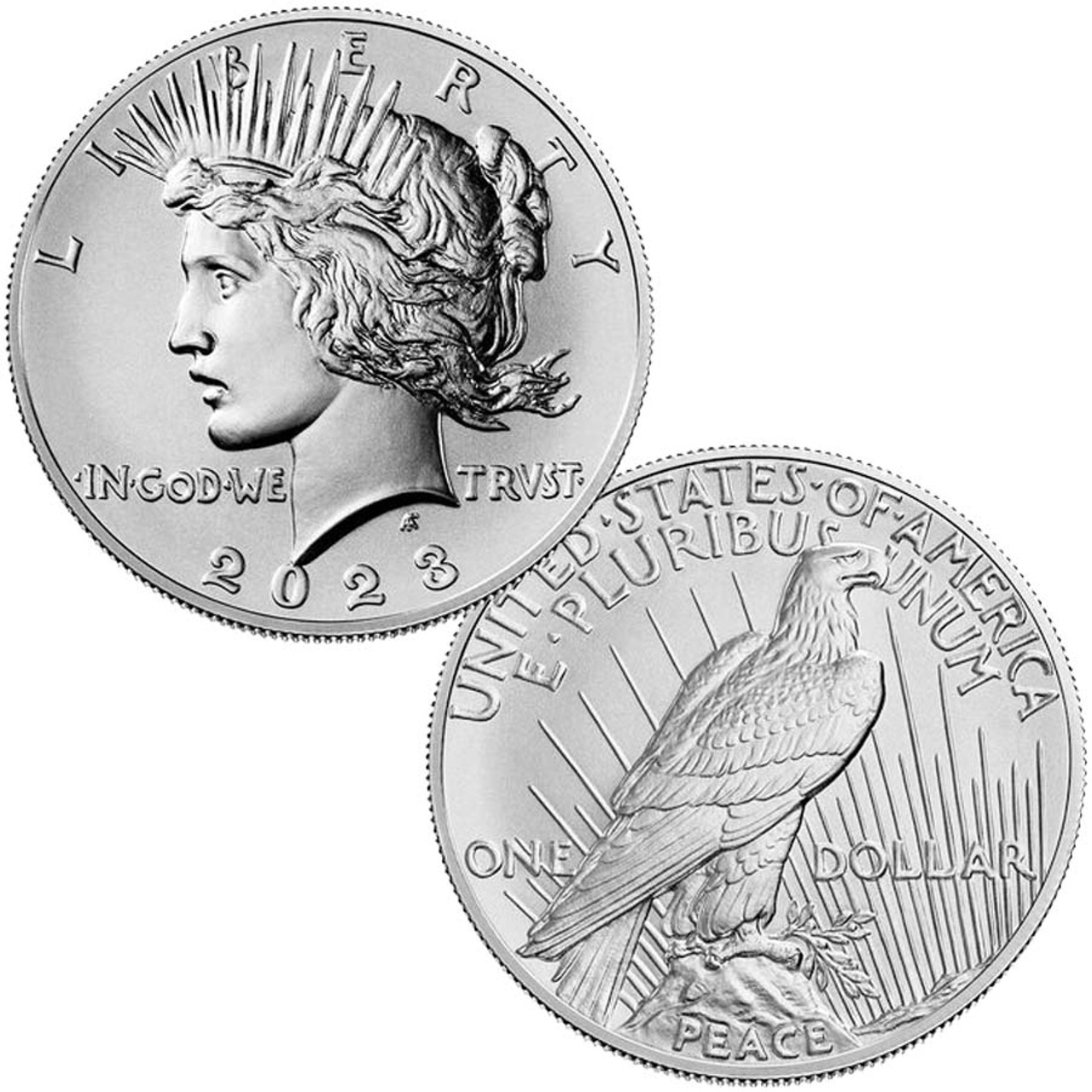 2023-P Peace Silver Dollar Brilliant Uncirculated