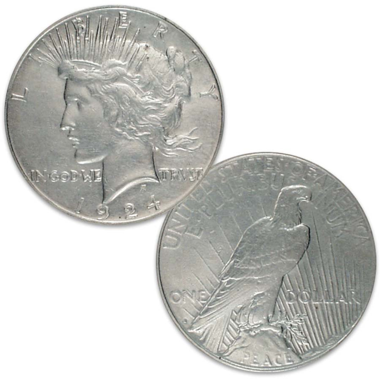 1924-S Peace Silver Dollar Extra Fine