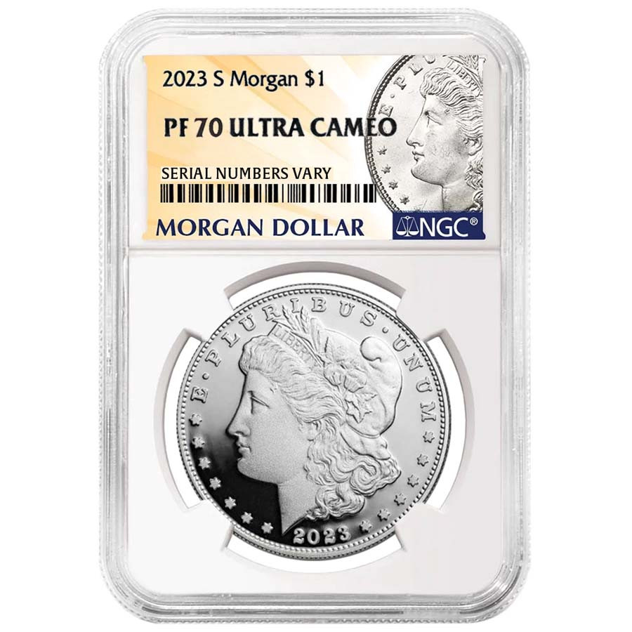 2023 Morgan Silver Dollar Certified PR-70 | International Coins