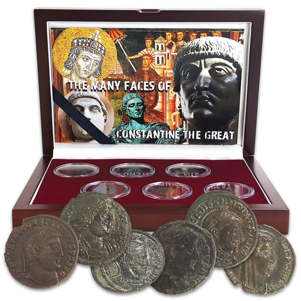 Constantine the Great Roman Bronze 6-Coin Collection