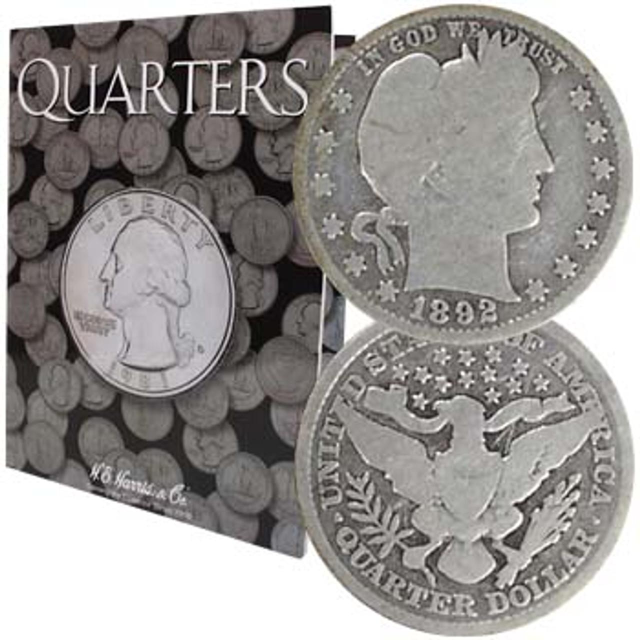 10 Different 1892-1916 Liberty Head Silver Quarters Good