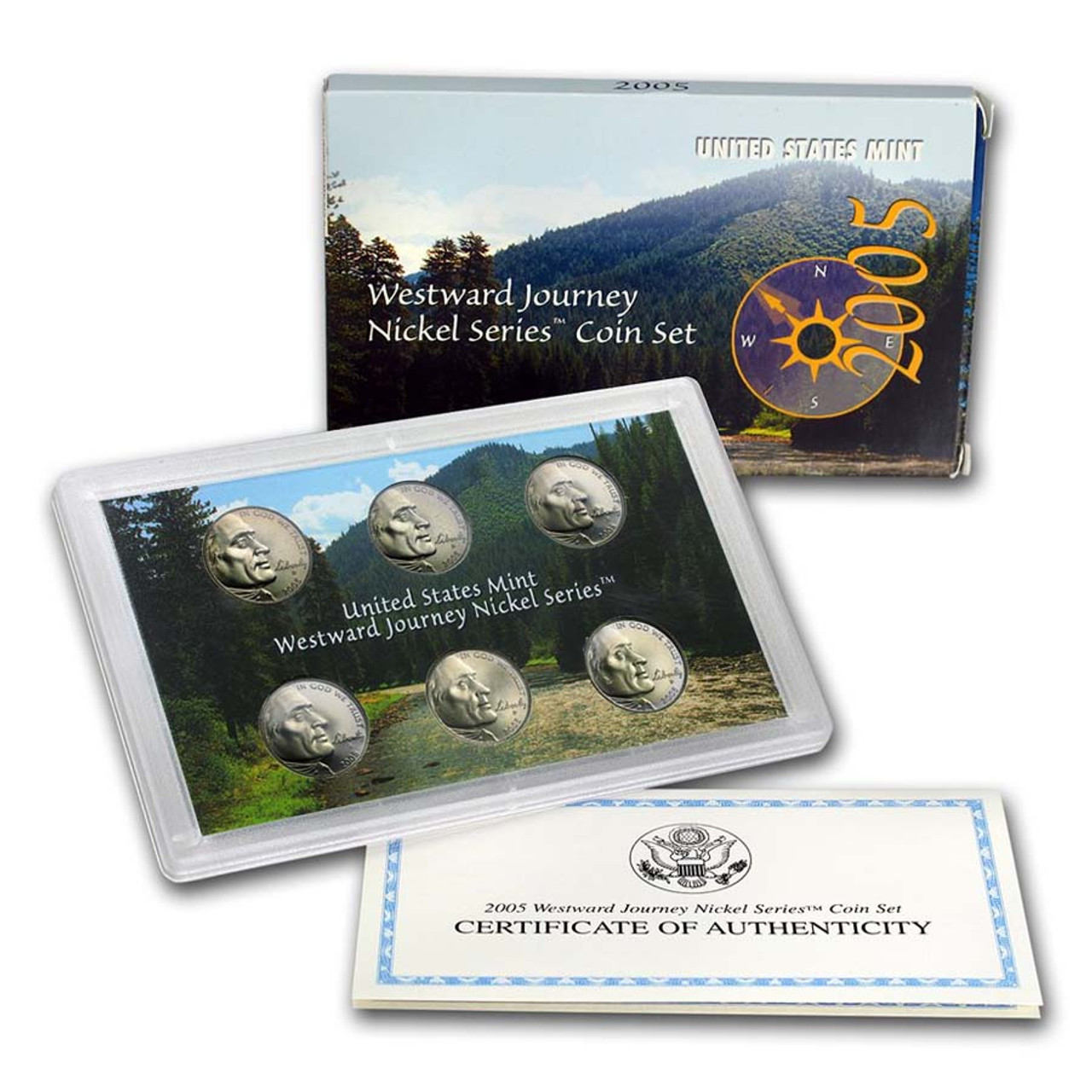 2005 Westward Journey Nickel Set 6-Coin