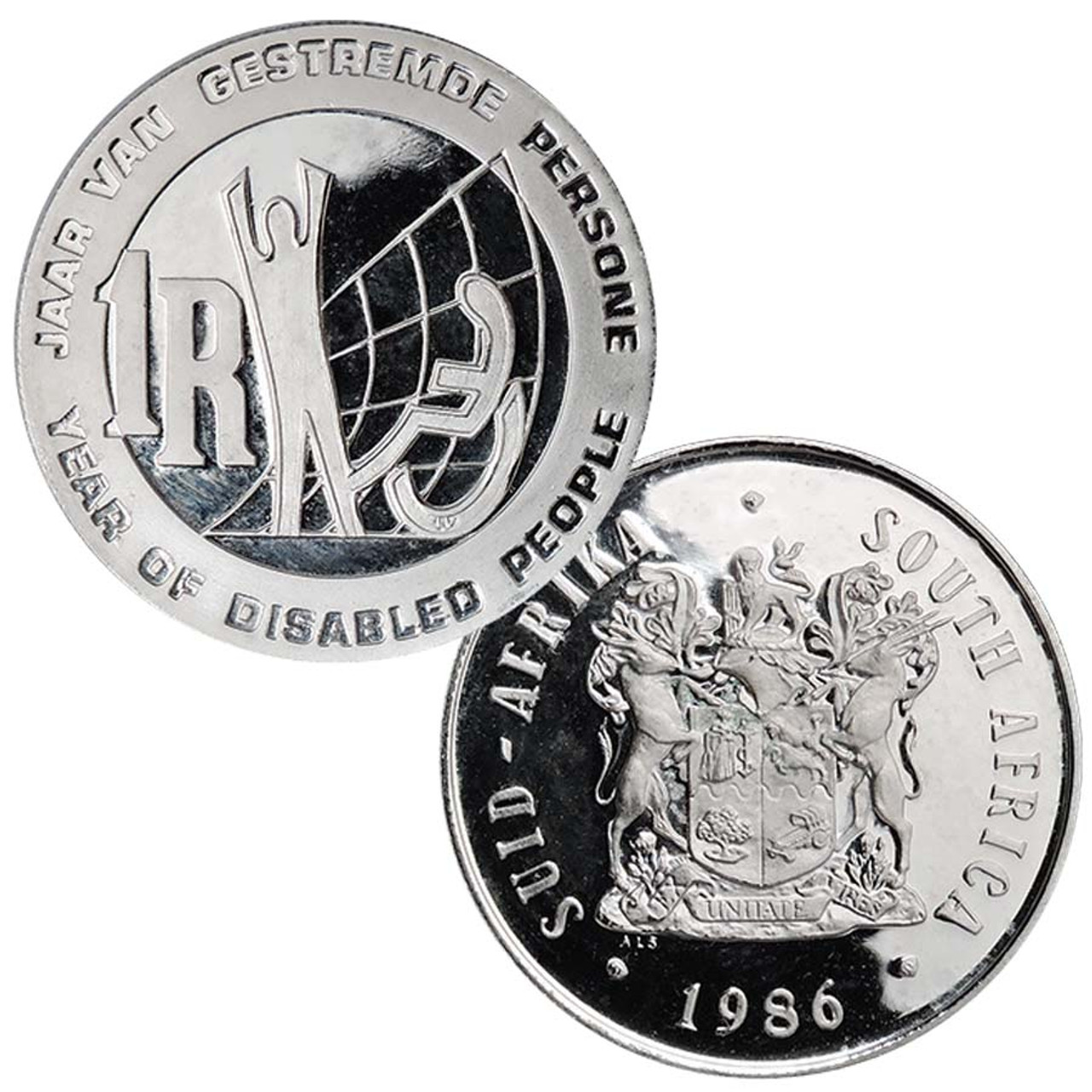 South Africa 1986 Silver Rand Proof