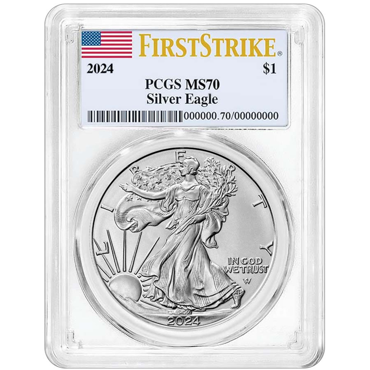 2024 Silver Eagle Certified MS-70