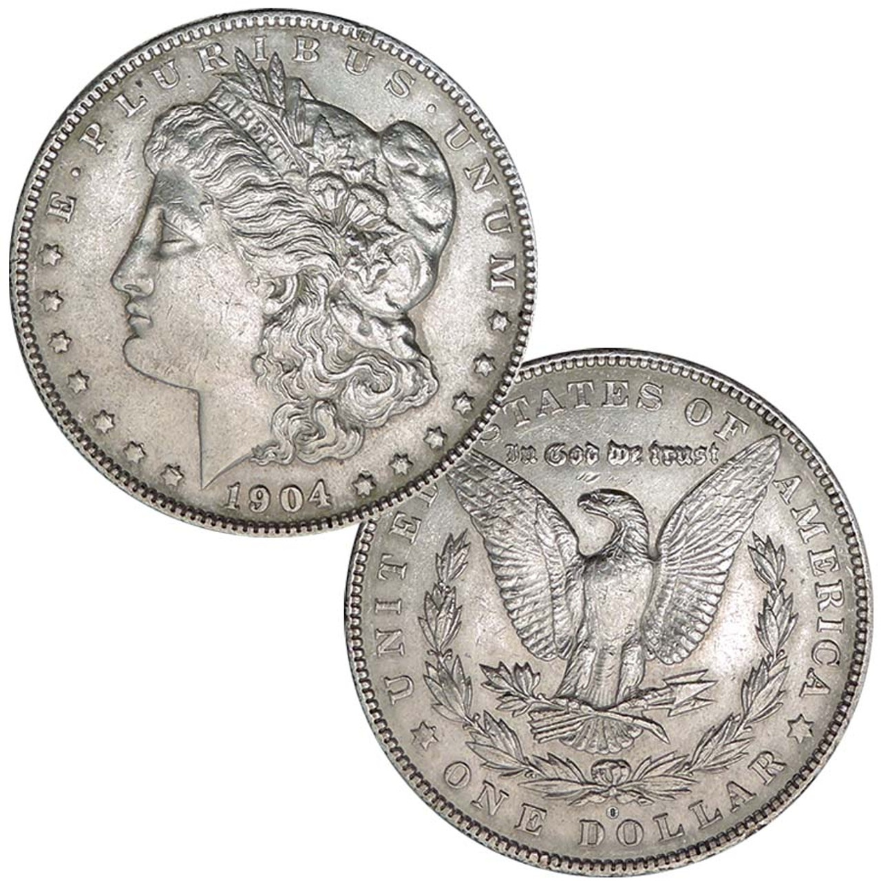 1904-O Morgan Silver Dollar Extra Fine