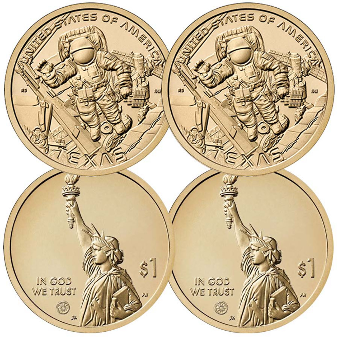 2025 P & D Texas Innovation Dollar Pair Brilliant