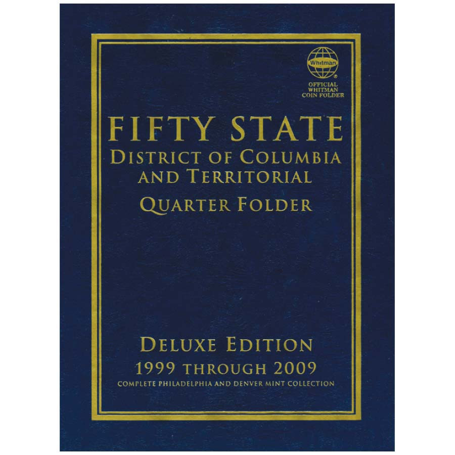 Whitman 1999-2009PD Statehood Quarters Date & Mint Album