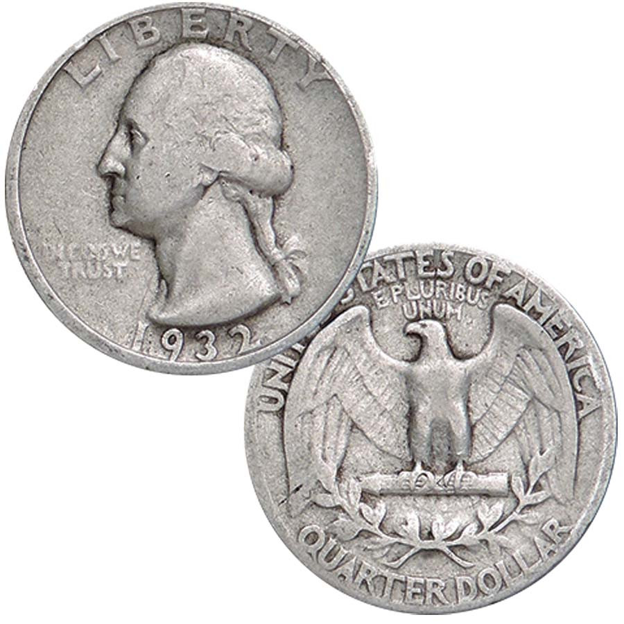 1932 Washington Silver Quarter Very Good