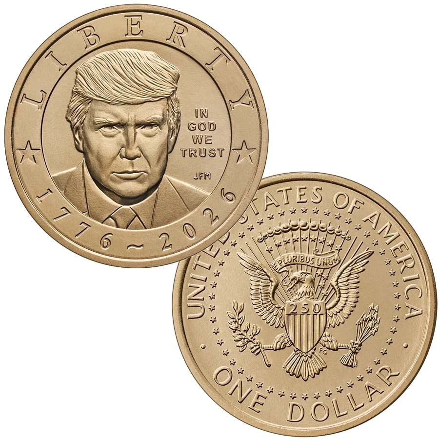 2026 Semiquincentennial President Trump Dollar Brilliant Uncirculated