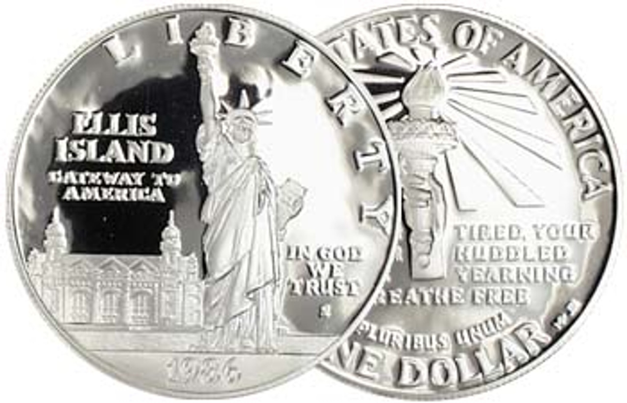 1986-S Statue of Liberty Silver Dollar Proof