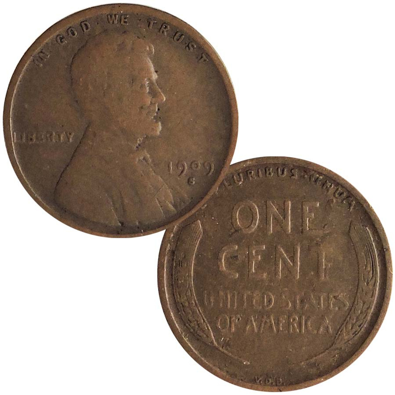 1909-S VDB Lincoln Cent Good