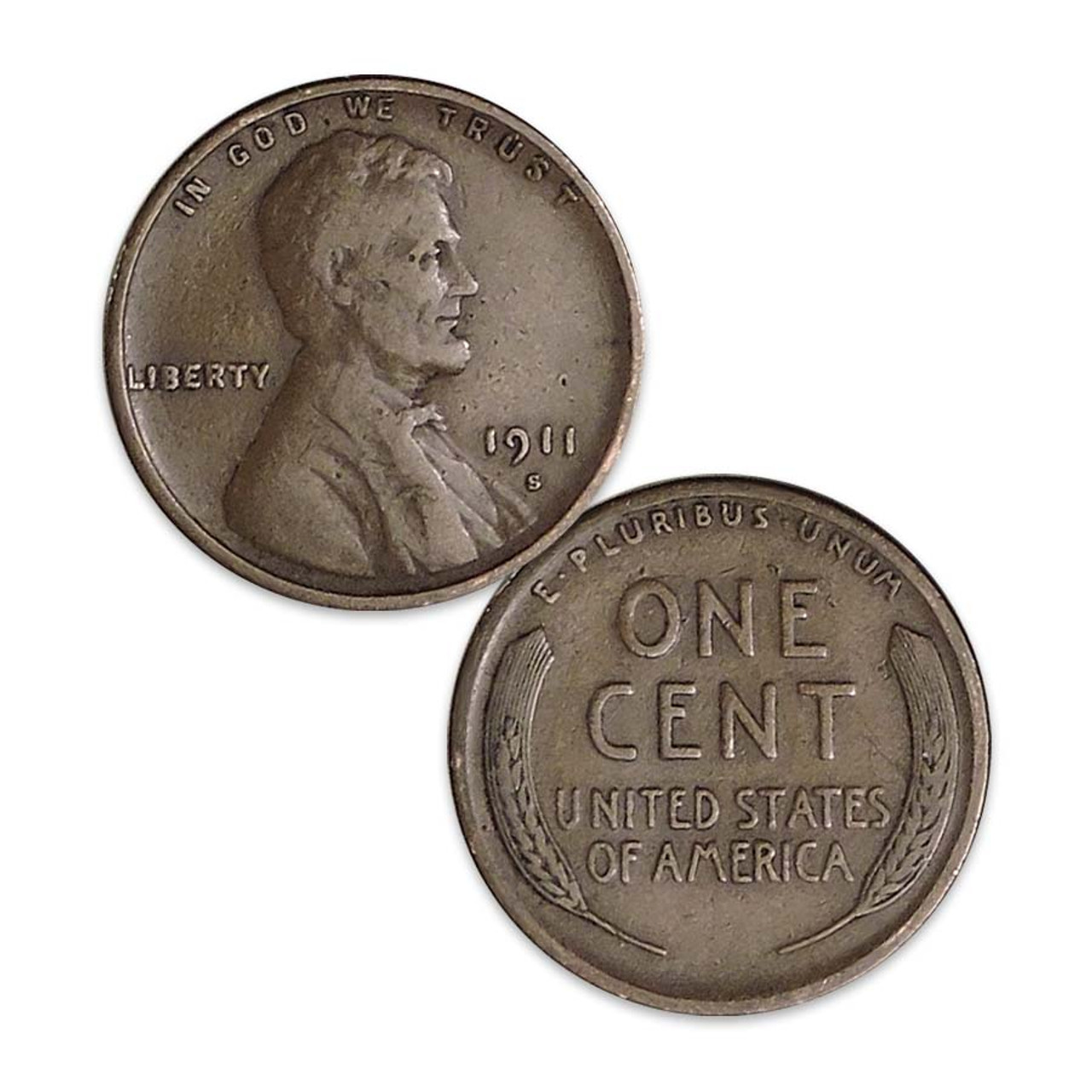 1911-S Lincoln Cent Fine