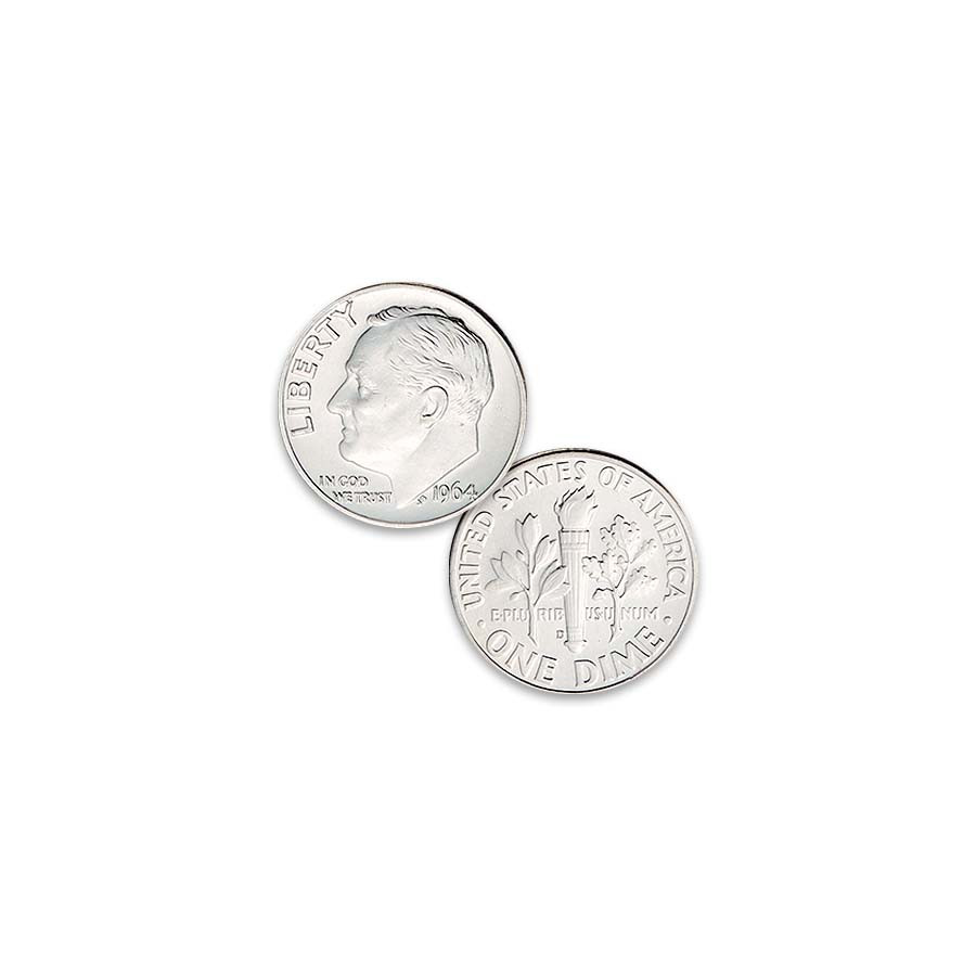1964-D Roosevelt Silver Dime Brilliant Uncirculated