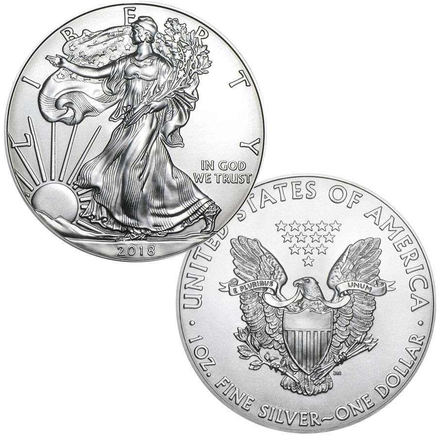 2018 Silver Eagle Brilliant Uncirculated | International Coins