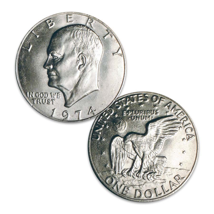 1974-P Eisenhower Dollar Brilliant Uncirculated | International
