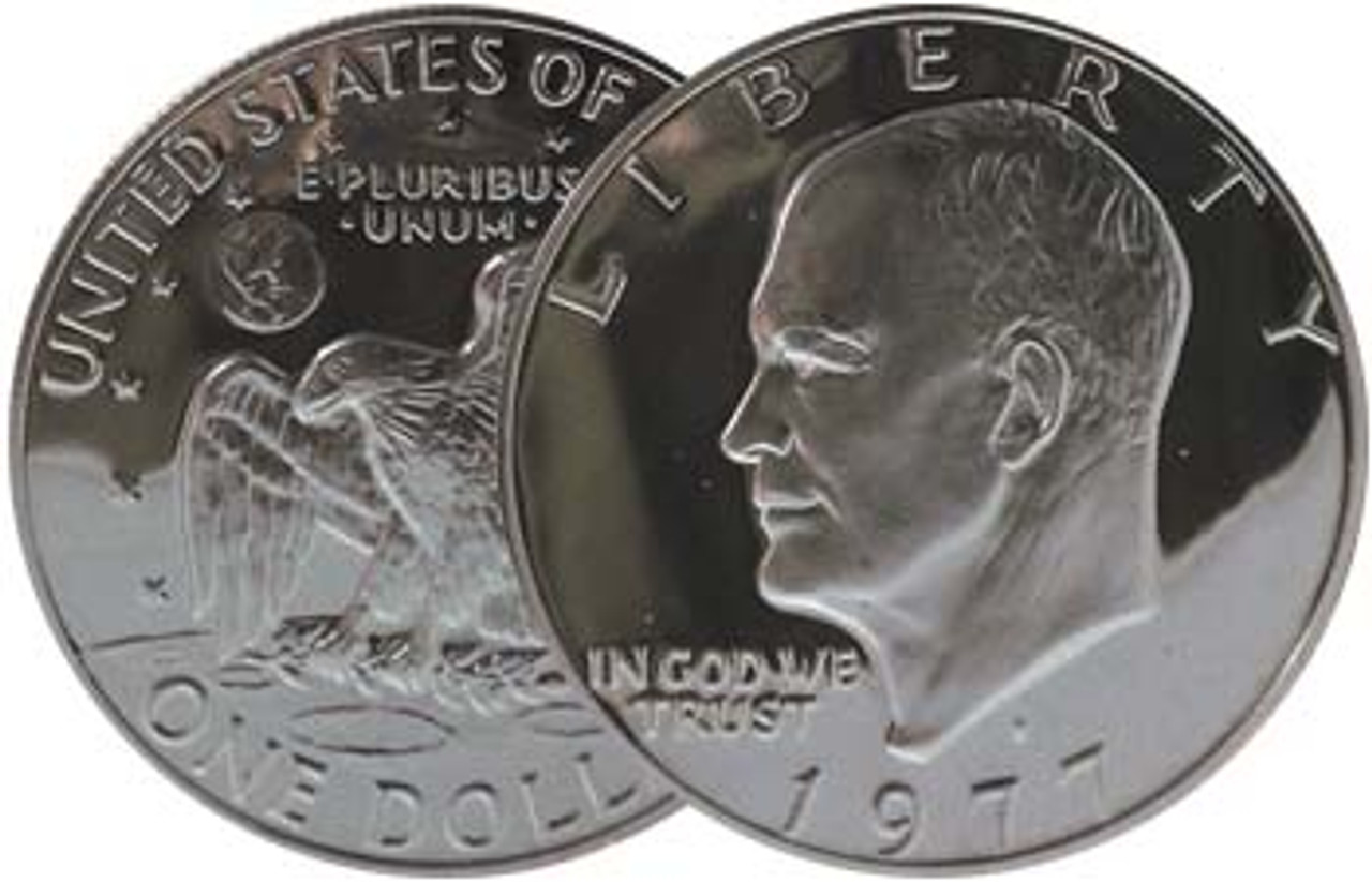 1977-S Eisenhower Dollar Proof Image 1