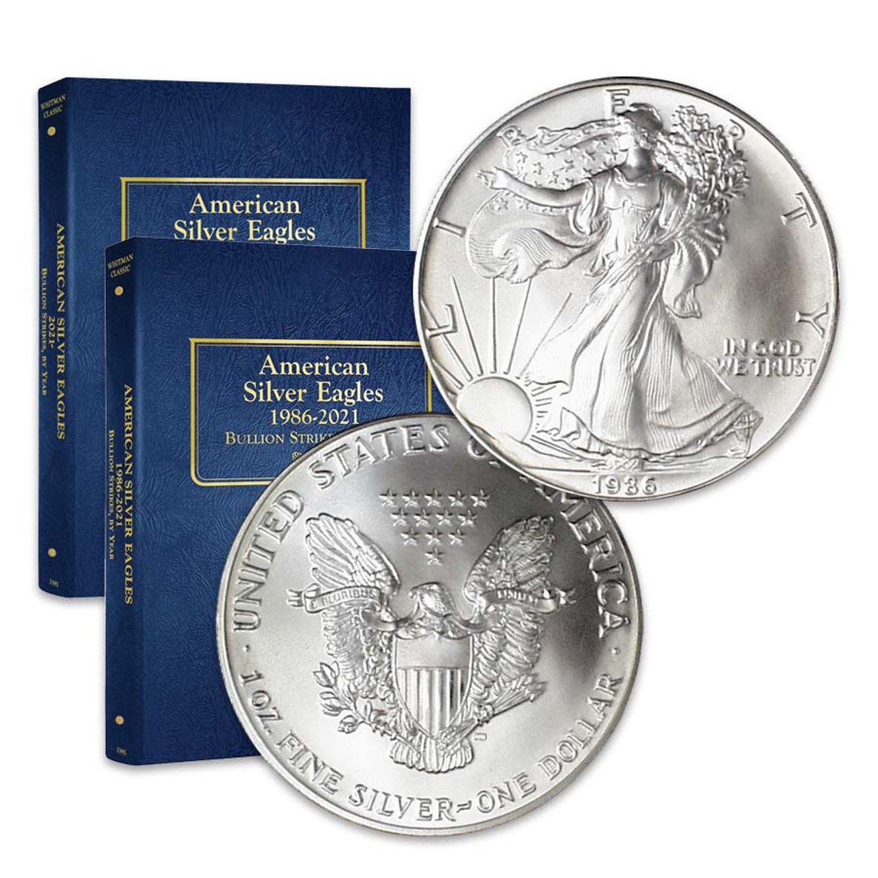 アメリカン・シルバー・イーグル 1986年　4枚セット 1986-Date Silver Eagle Set Brilliant Uncirculated