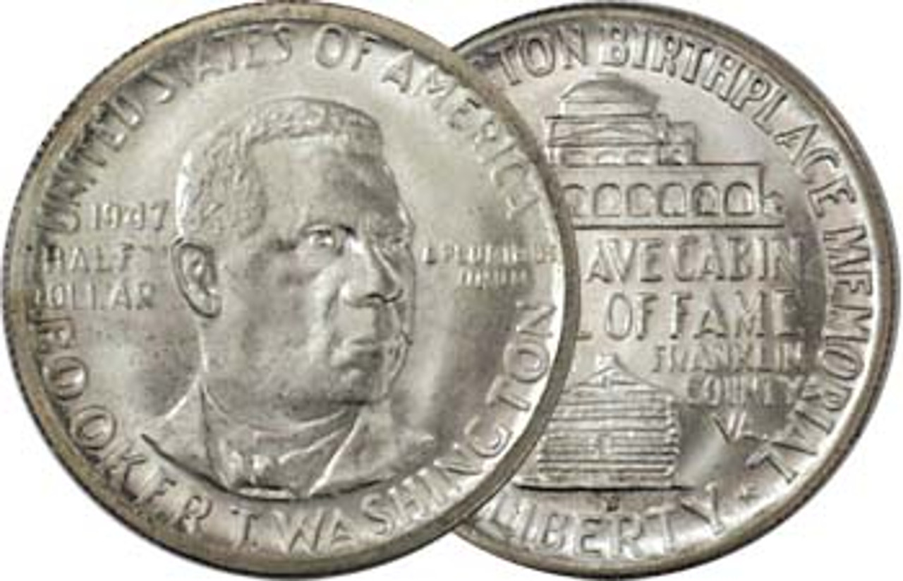 1946-1951 Booker T. Washington Silver Half Dollar MS-63 Image 1