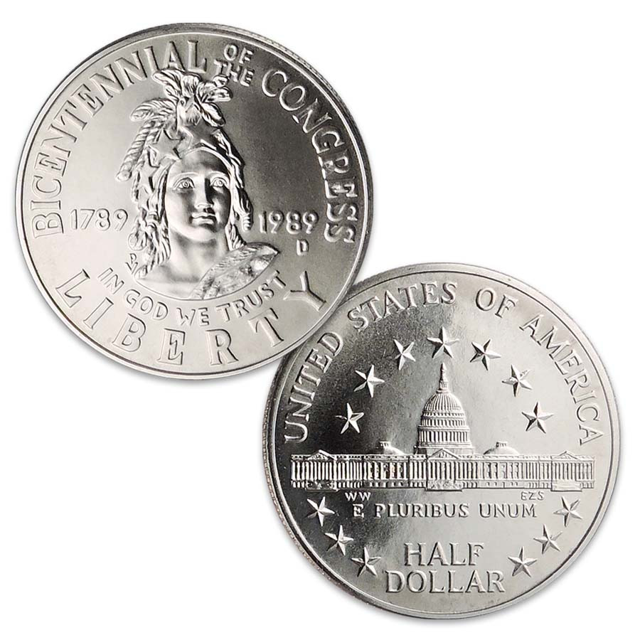 1989-D Congress Half Dollar Brilliant Uncirculated