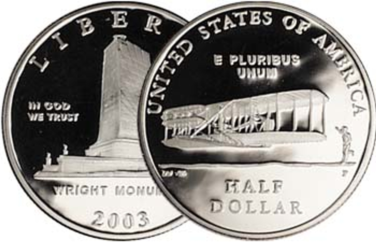 2003-P First Flight Half Dollar Proof Image 1