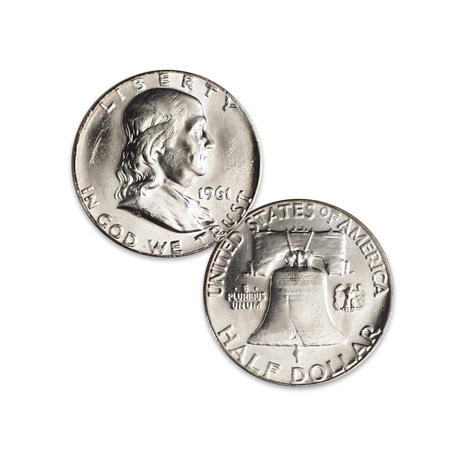 1961-D Franklin Silver Half Dollar Brilliant Uncirculated