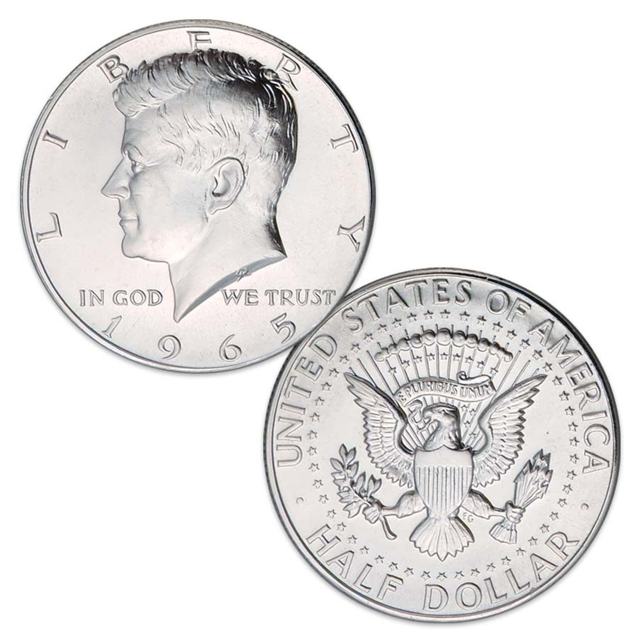 1965-SMS Kennedy 40% Silver Half Dollar | International Coins