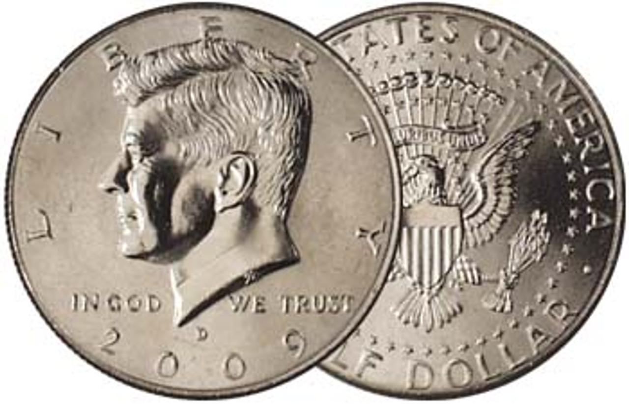 2009-D Kennedy Half Dollar Brilliant Uncirculated Image 1