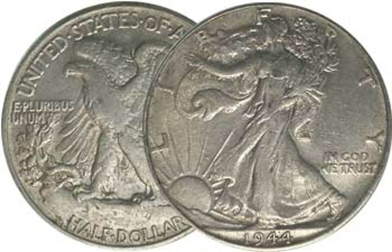 1944-P Walking Liberty Silver Half Dollar Very Fine