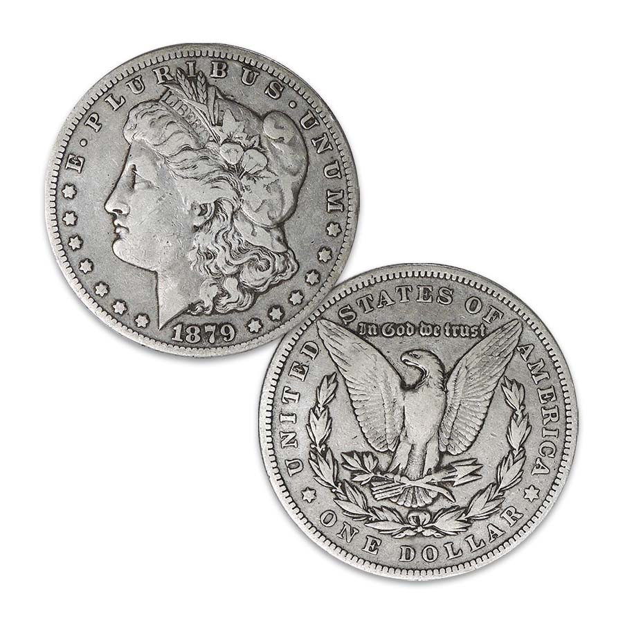 1879-P Morgan Silver Dollar Very Fine | International Coins & Currency