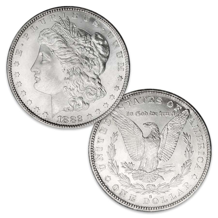 1882-S Morgan Silver Dollar Brilliant Uncirculated | International