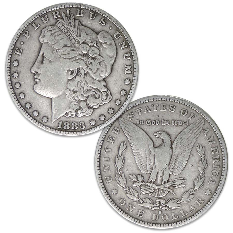 希少　1883 Morgan Silver Dollar 1883-S Morgan Silver Dollar Very Fine | International Coins & Currency