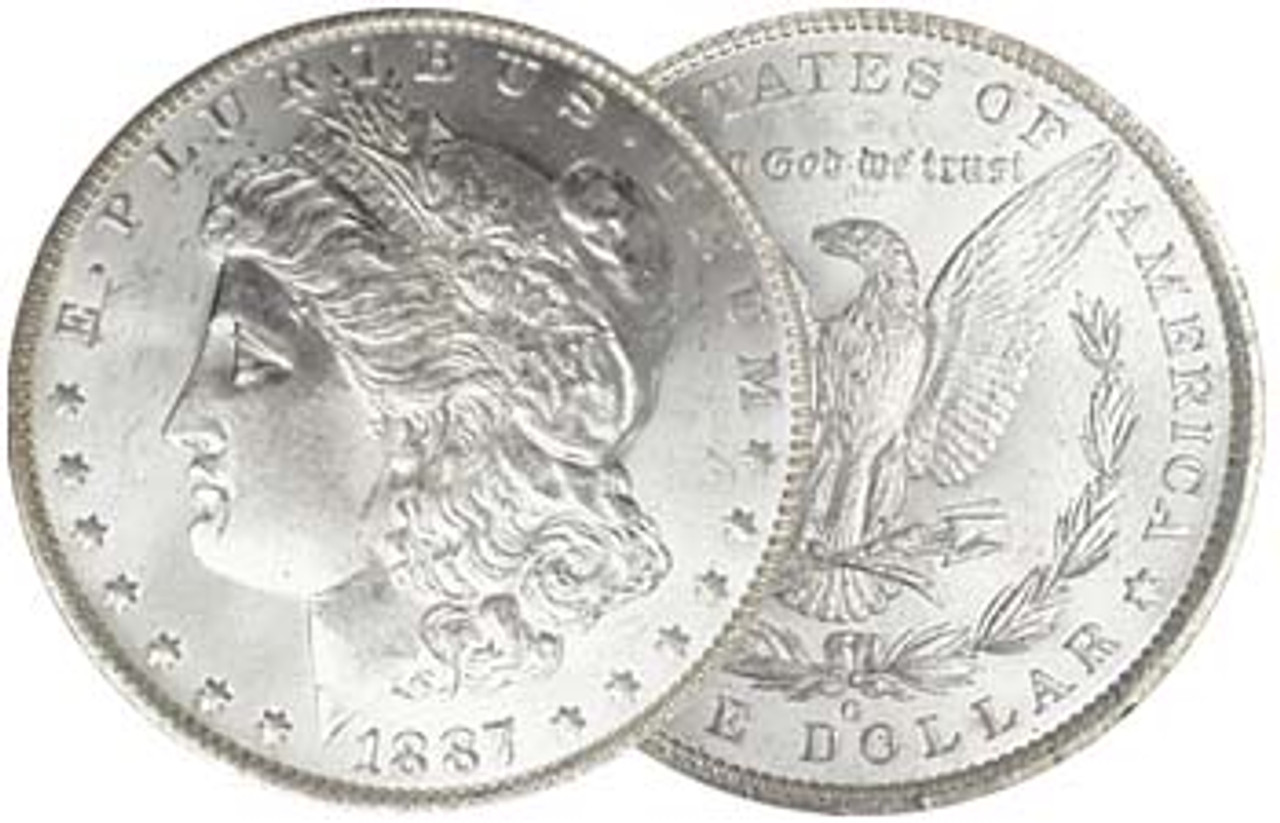 U.S. Morgan Silver Dollar 1887-O Brilliant Uncirculated