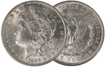 1889-O Morgan Silver Dollar Brilliant Uncirculated | International