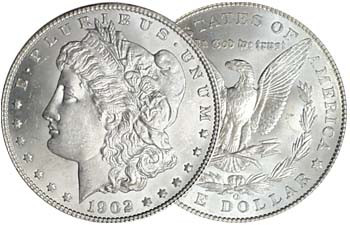 1902-O Morgan Silver Dollar Brilliant Uncirculated Image 1